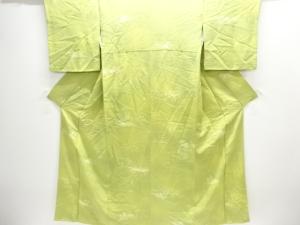 遠山に樹木模様小紋着物